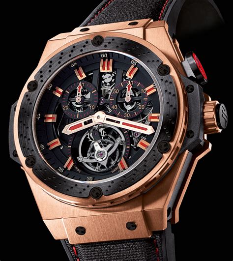 hublot king power tourbillon black strap black face|Hublot King Power Tourbilon F1 .